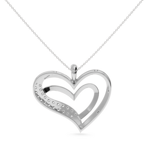 Designer Platinum Heart Diamond Pendant for Women JL PT P LC949   Jewelove.US