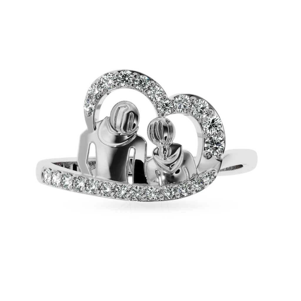 Designer Platinum Diamond Ring for Women JL PT LC858  VVS-GH Jewelove