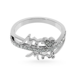 Designer Platinum Diamond Heart Ring for Women JL PT LC887   Jewelove