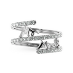 Load image into Gallery viewer, Designer Platinum Diamond Ring for Women JL PT LC891  VVS-GH Jewelove
