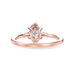 Load image into Gallery viewer, 30-Pointer Marquise Cut Solitaire with Baguette Diamond Accents 18K Rose Gold Ring JL AU 1228R   Jewelove.US
