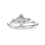 Load image into Gallery viewer, 30-Pointer Marquise Cut Solitaire Diamond Accents Platinum Ring JL PT 1236   Jewelove.US
