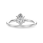 Load image into Gallery viewer, 70-Pointer Marquise Cut Solitaire with Baguette Diamond Platinum Ring JL PT 1228-B   Jewelove.US
