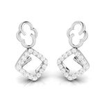 Load image into Gallery viewer, Platinum Earrings with Diamonds for Women JL PT E N-17  VVS-GH Jewelove.US
