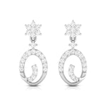 Load image into Gallery viewer, Designer Platinum Earrings with Diamonds for Women JL PT E N-29  VVS-GH Jewelove.US
