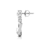 Load image into Gallery viewer, Designer Platinum Earrings with Diamonds for Women JL PT E N-29   Jewelove.US
