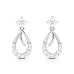 Load image into Gallery viewer, Designer Platinum Earrings with Diamonds for Women JL PT E N-41   Jewelove.US
