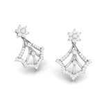 Load image into Gallery viewer, Designer Platinum Earrings with Diamonds for Women JL PT E NK-40   Jewelove.US
