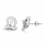 Load image into Gallery viewer, Designer Platinum Diamond Earrings for Women JL PT E OLS 33   Jewelove.US
