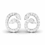 Load image into Gallery viewer, Designer Platinum Diamond Earrings for Women JL PT E OLS 40   Jewelove.US
