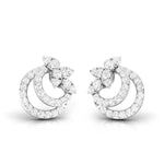 Load image into Gallery viewer, Platinum Fashionable Diamond Earrings for Women JL PT E OLS 44   Jewelove.US
