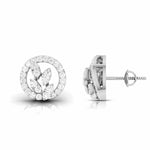 Load image into Gallery viewer, Designer Platinum Diamond Earrings for Women JL PT E OLS 47   Jewelove.US
