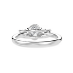 Load image into Gallery viewer, 70-Pointer Oval Cut Solitaire Diamond Accents Platinum Ring JL PT 1234-B   Jewelove.US
