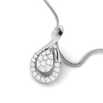 Load image into Gallery viewer, Platinum with Diamond Pendant Set for Women JL PT P 2429   Jewelove.US
