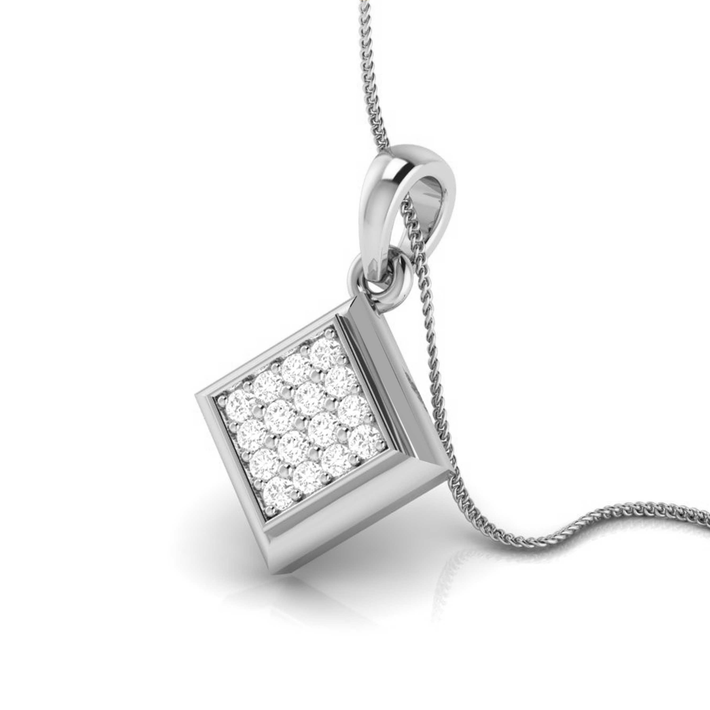 Platinum with Diamond Pendant Set for Women JL PT P 2434   Jewelove.US