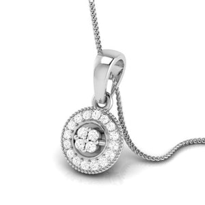 Platinum with Diamond Pendant Set for Women JL PT P 2436   Jewelove.US