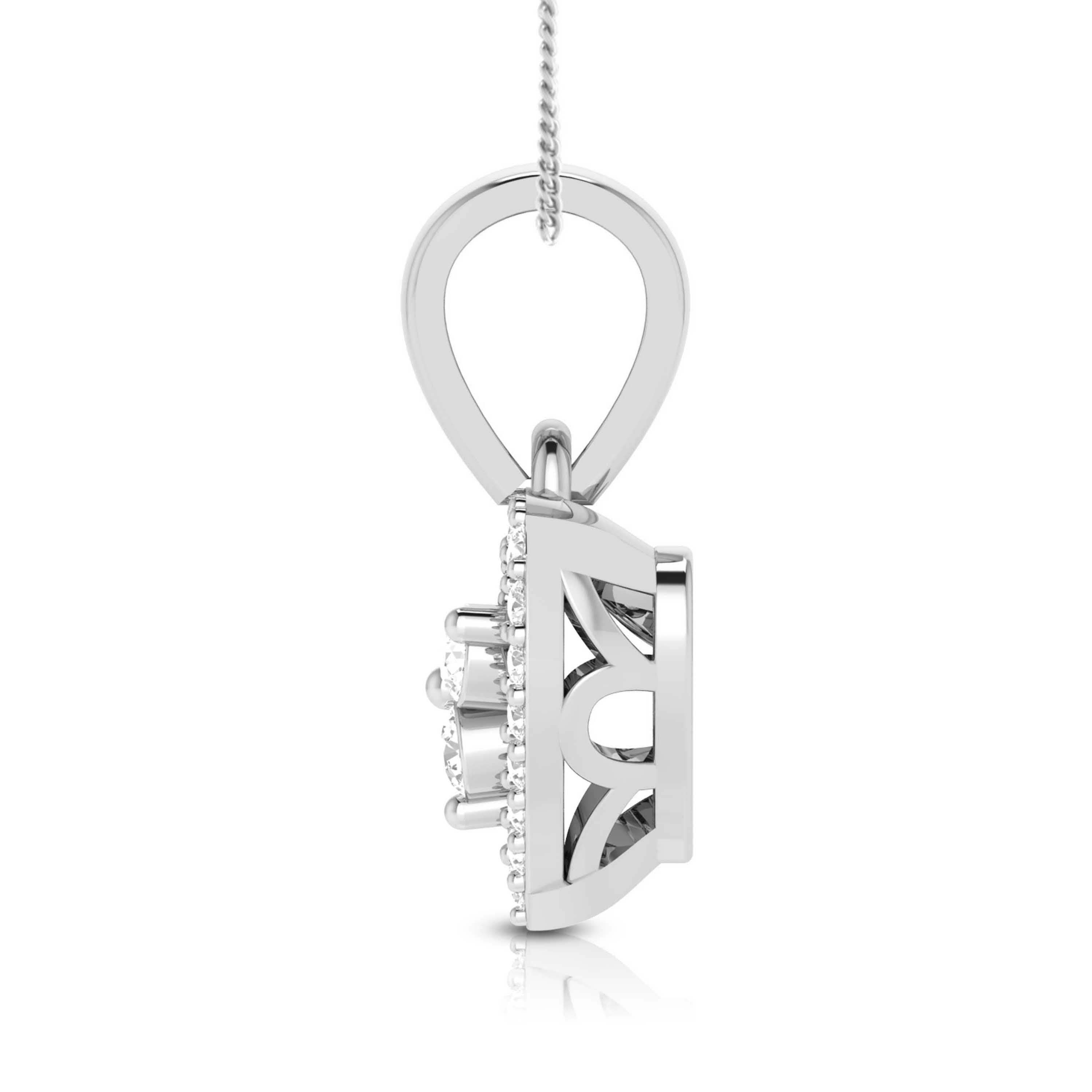 Platinum with Diamond Pendant Set for Women JL PT P 2437   Jewelove.US