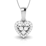 Load image into Gallery viewer, Platinum with Diamond Pendant Set for Women JL PT P 2437  Pendant Jewelove.US
