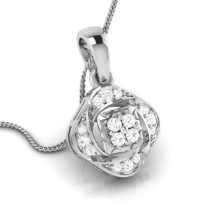 Platinum with Diamond Pendant Set for Women JL PT P 2443   Jewelove.US