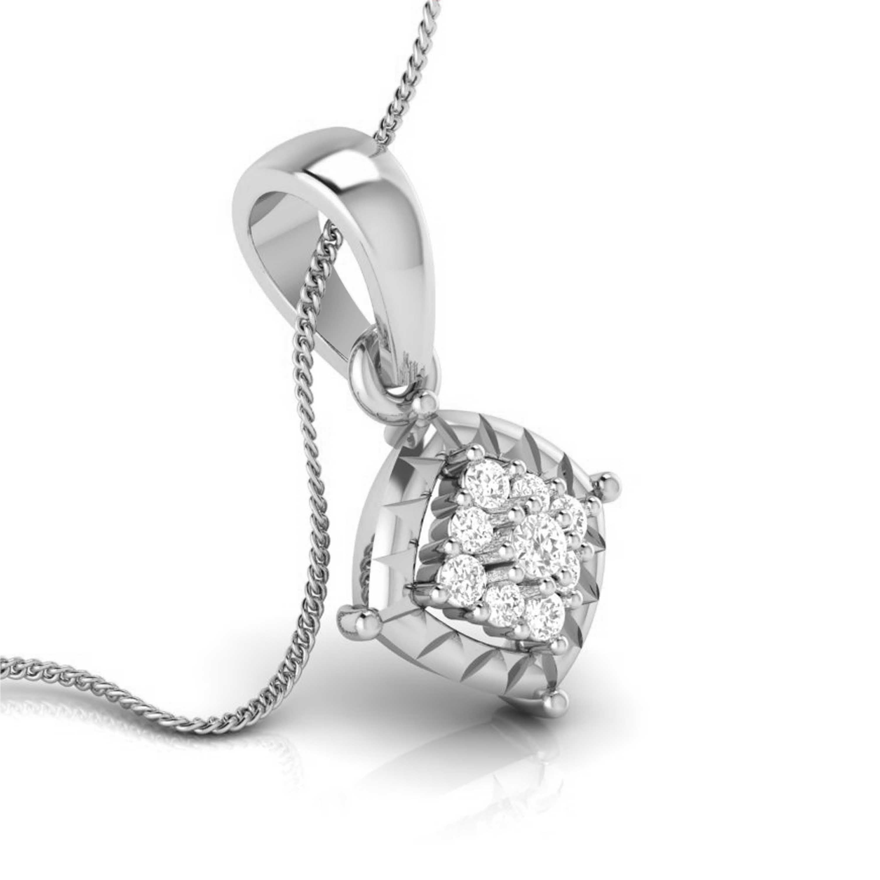 Platinum with Diamond Pendant Set for Women JL PT P 2445   Jewelove.US