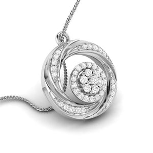 Platinum with Diamond Pendant Set for Women JL PT P 2452   Jewelove.US