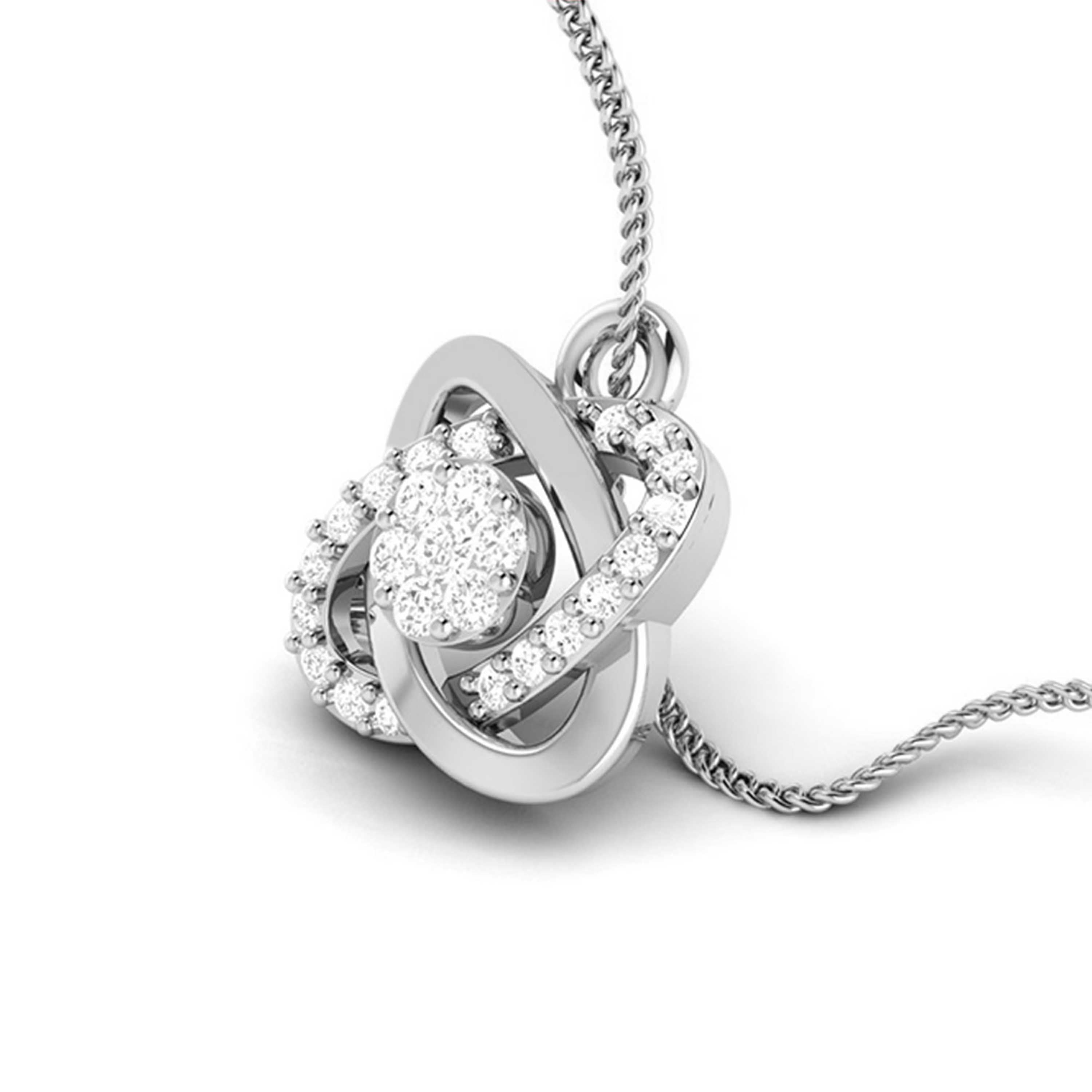 Platinum with Diamond Pendant Set for Women JL PT P 2461   Jewelove.US