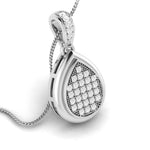 Load image into Gallery viewer, Platinum with Diamond Pendant Set for Women JL PT P 2492   Jewelove.US
