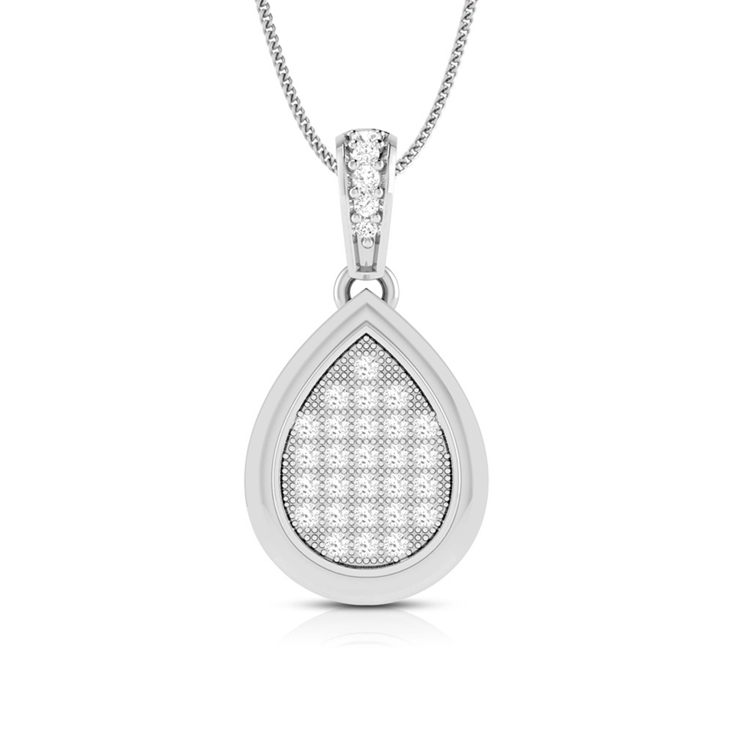 Platinum with Diamond Pendant Set for Women JL PT P 2492  Pendant Jewelove.US