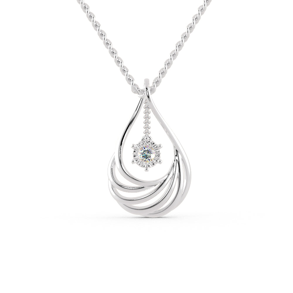 Jewelove Platinum Diamonds Heart Pendant for Women JL PT P 18047 VVS GH