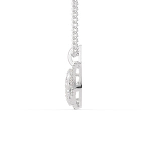 Platinum Heart with Diamonds Pendant for Women JL PT P 1224   Jewelove.US