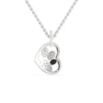 Load image into Gallery viewer, Platinum Heart with Diamonds Pendant for Women JL PT P 1224   Jewelove.US
