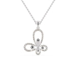 Load image into Gallery viewer, Platinum Butterfly Pendant with Diamonds for Women JL PT P 1235  VVS-GH Jewelove.US
