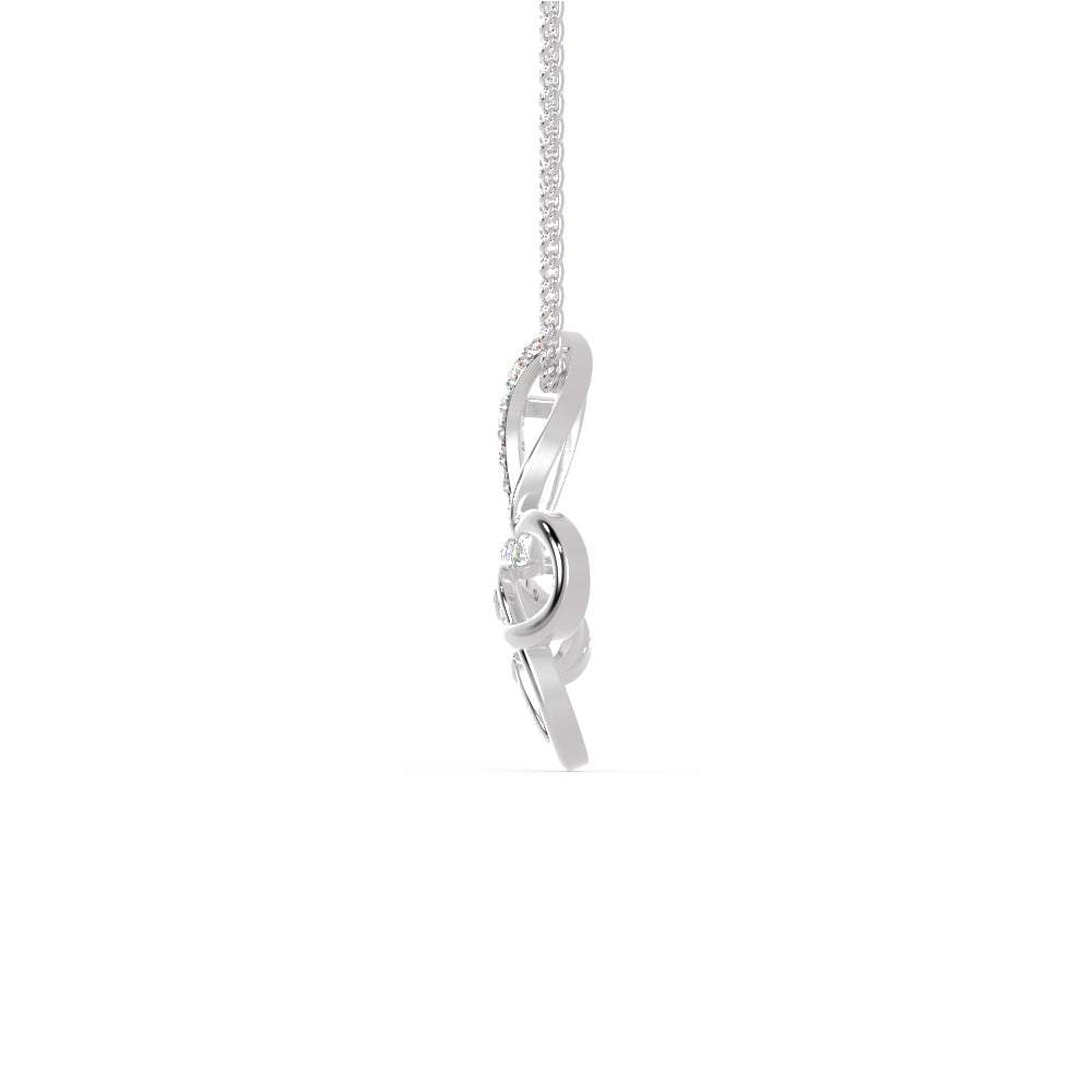 Platinum Butterfly Pendant with Diamonds for Women JL PT P 1241   Jewelove.US