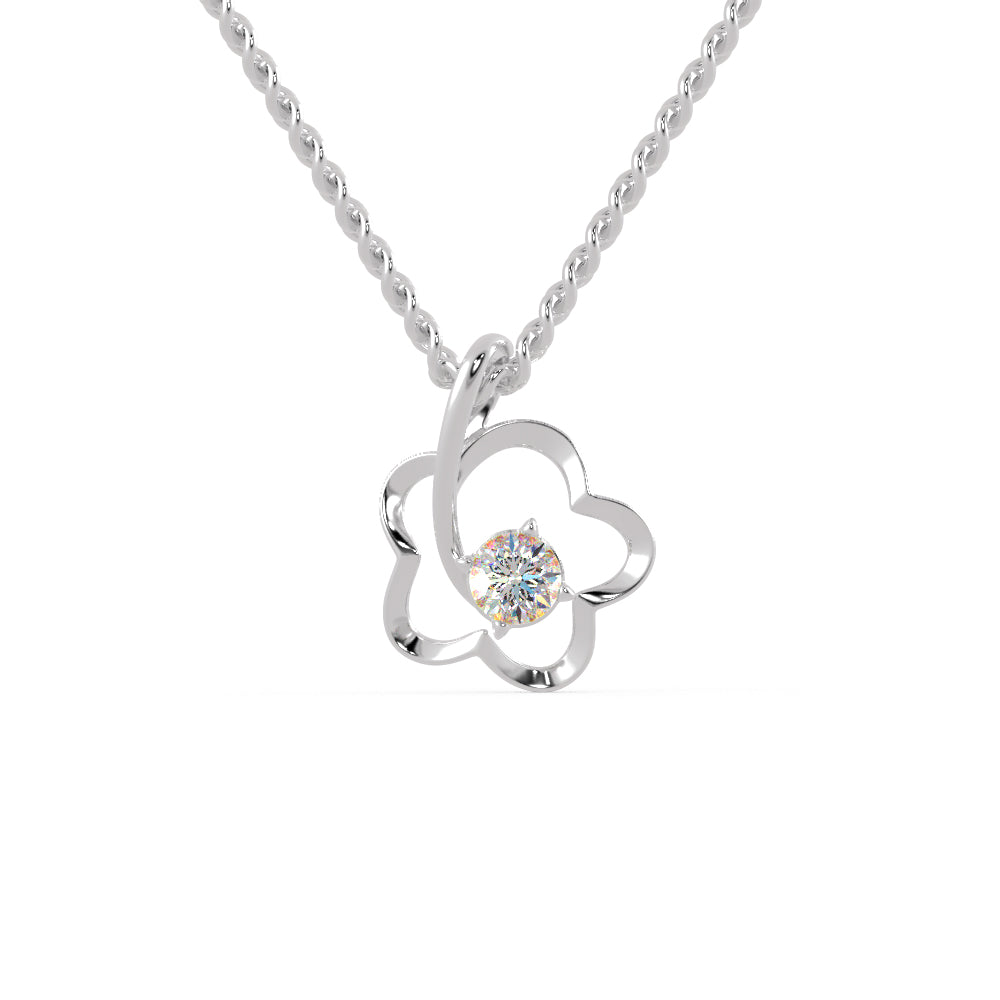 Platinum Solitaire Pendant for Women JL PT P 1255  VVS-GH Jewelove.US