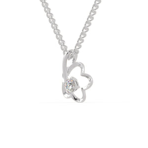 Platinum Solitaire Pendant for Women JL PT P 1255   Jewelove.US