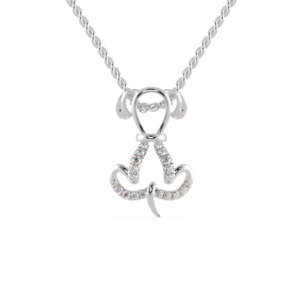 Platinum Diamond Pendant for Women JL PT P 1264   Jewelove.US