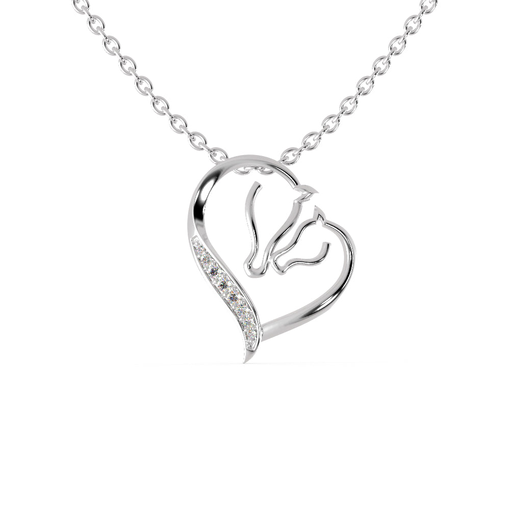 Platinum Diamonds Heart Pendant for Women JL PT P 1272  VVS-GH Jewelove.US