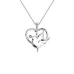 Load image into Gallery viewer, Platinum Diamonds Heart Pendant for Women JL PT P 1273   Jewelove.US
