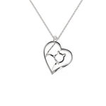 Load image into Gallery viewer, Platinum Diamonds Heart Pendant for Women JL PT P 1275   Jewelove.US
