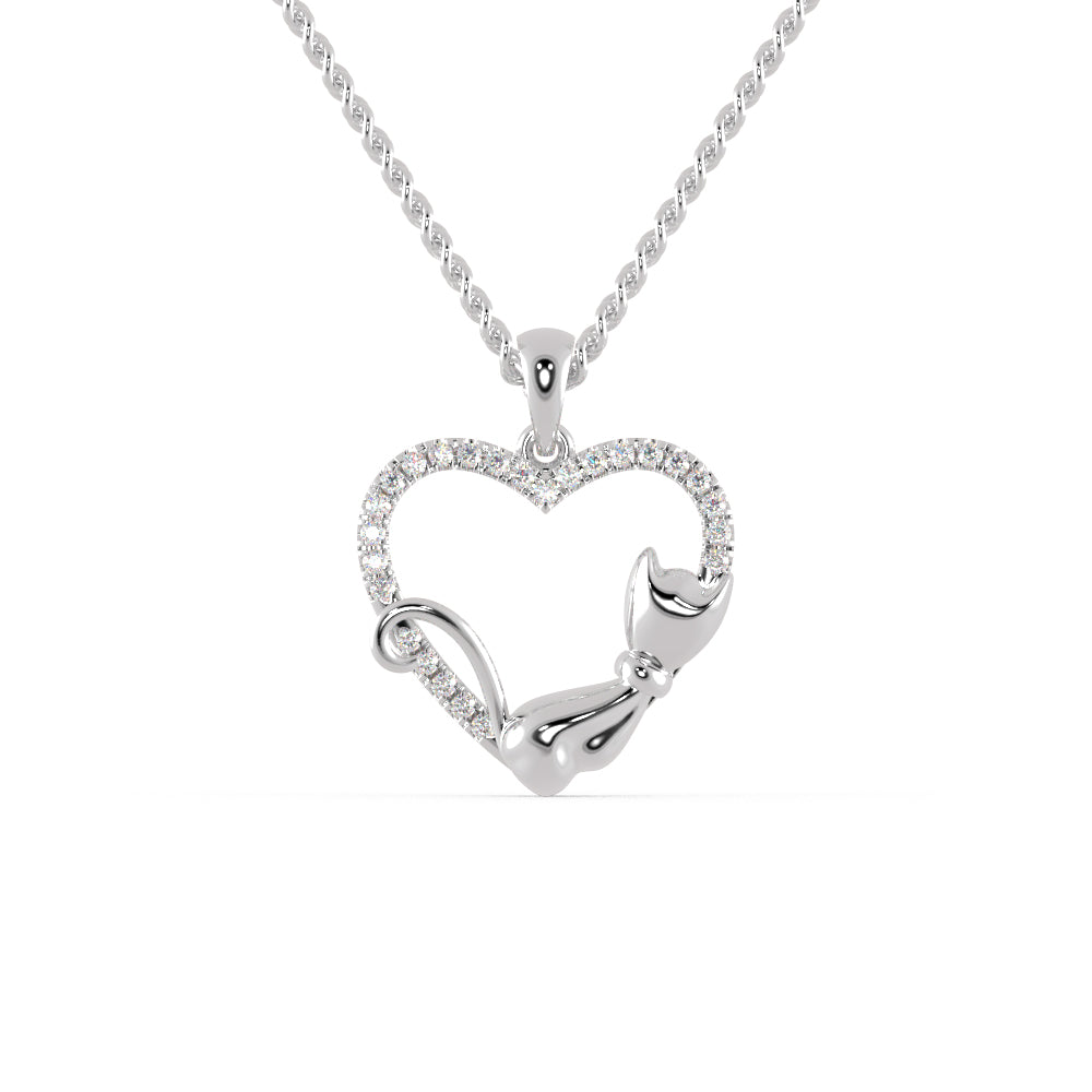 Platinum Diamonds Heart Pendant for Women JL PT P 1278  VVS-GH Jewelove.US