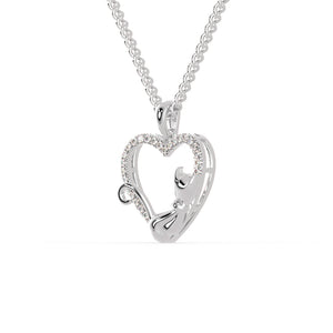 Platinum Diamonds Heart Pendant for Women JL PT P 1278   Jewelove.US