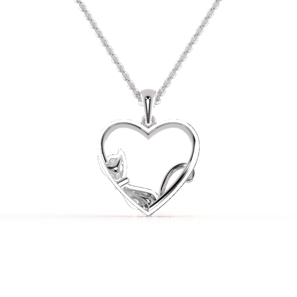 Platinum Diamonds Heart Pendant for Women JL PT P 1278   Jewelove.US