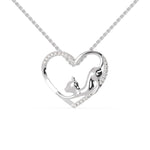 Load image into Gallery viewer, Platinum Diamonds Heart Pendant for Women JL PT P 1279  VVS-GH Jewelove.US
