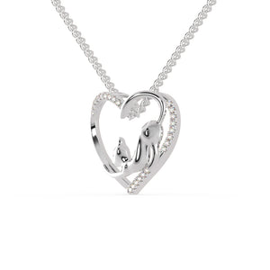 Platinum Diamonds Heart Pendant for Women JL PT P 1279   Jewelove.US