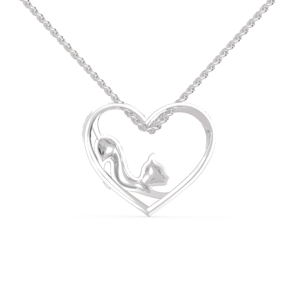 Platinum Diamonds Heart Pendant for Women JL PT P 1279   Jewelove.US