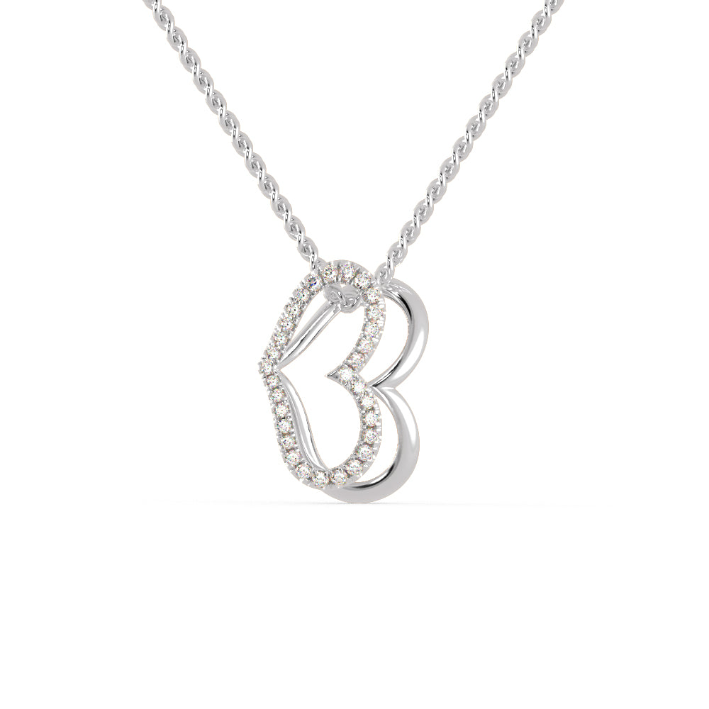 Platinum Diamonds Heart Pendant for Women JL PT P 1284  VVS-GH Jewelove.US