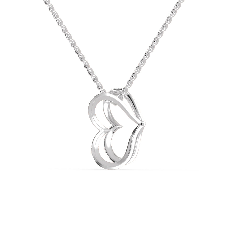 Platinum Diamonds Heart Pendant for Women JL PT P 1284   Jewelove.US