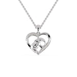 Load image into Gallery viewer, Platinum Diamonds Heart Pendant for Women JL PT P 1299   Jewelove.US
