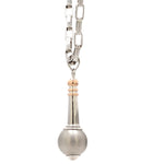 Load image into Gallery viewer, Platinum Rose Gold Gada Pendant for Men JL PT Gada   Jewelove.US
