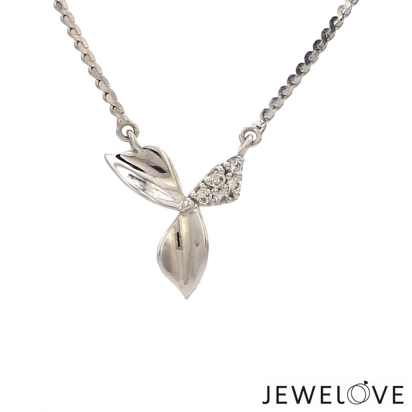 Platinum Diamond Pendant with Chain JL PT P 313   Jewelove.US